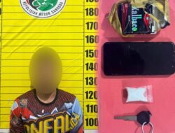Polsek Entikong Amankan Pemuda Diduga Bawa Sabu di Jalur Perbatasan