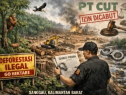 Lidik Krimsus Kalbar Ingatkan Pemkab Sanggau Tegas Tindak PT CUT atas Deforestasi 60 Hektare