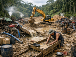 Dipolis Line Tapi Tambang Tetap Jalan (Part 2): Herman Hofi Sorot Dugaan Jaringan, Siapa Pemain Besar di Balik PETI Ketapang?